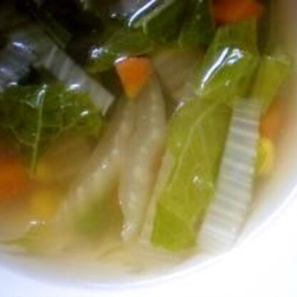旬野菜のスープ～冬編～☆白菜もりもりスープ